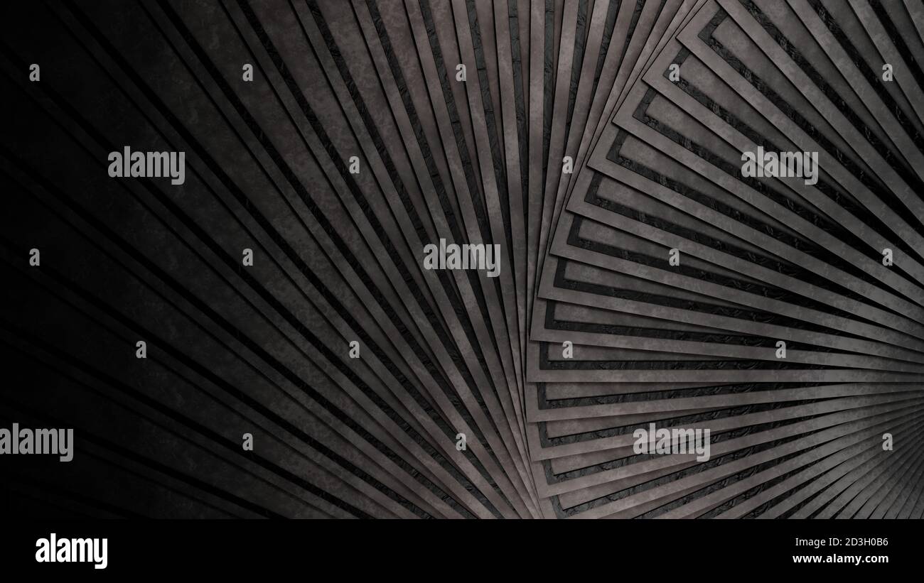 Abstract dark spiral background 3d render illustration Stock Photo - Alamy