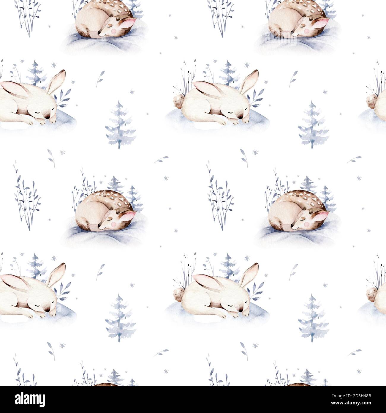 Bunny Deer In Nature Bird