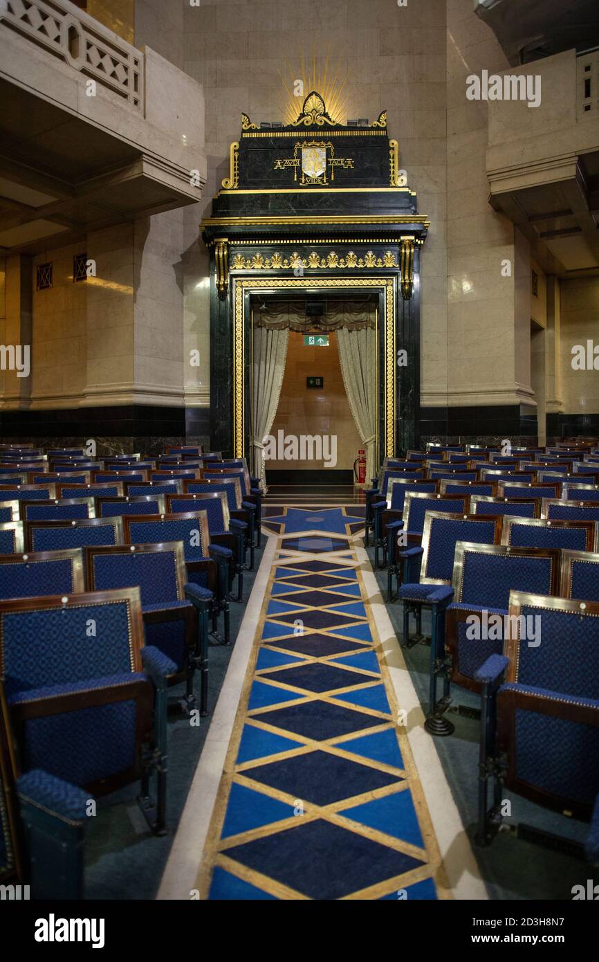 Freemasons' Hall in London, headquarters of the United Grand Lodge of