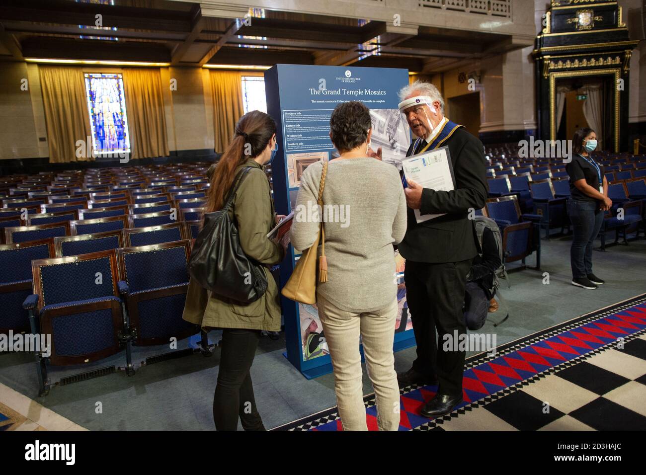 Freemasons' Hall in London, headquarters of the United Grand Lodge of England and meeting place for the Masonic Lodges, Queen Street, Covent Garden. Stock Photo