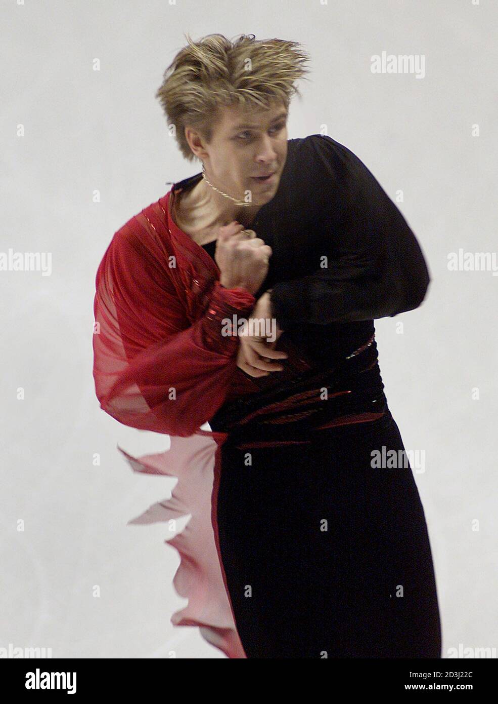 Russian skater Alexei Yagudin competes in the men's short program at