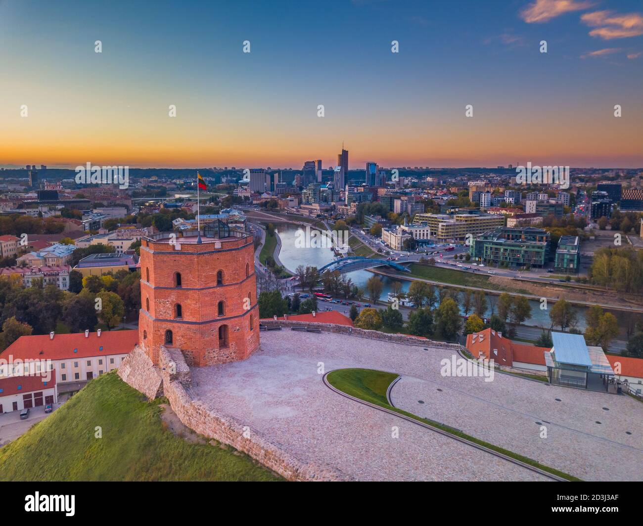 gediminas-castle-tower-in-vilnius-capital-of-lithuania-stock-photo-alamy