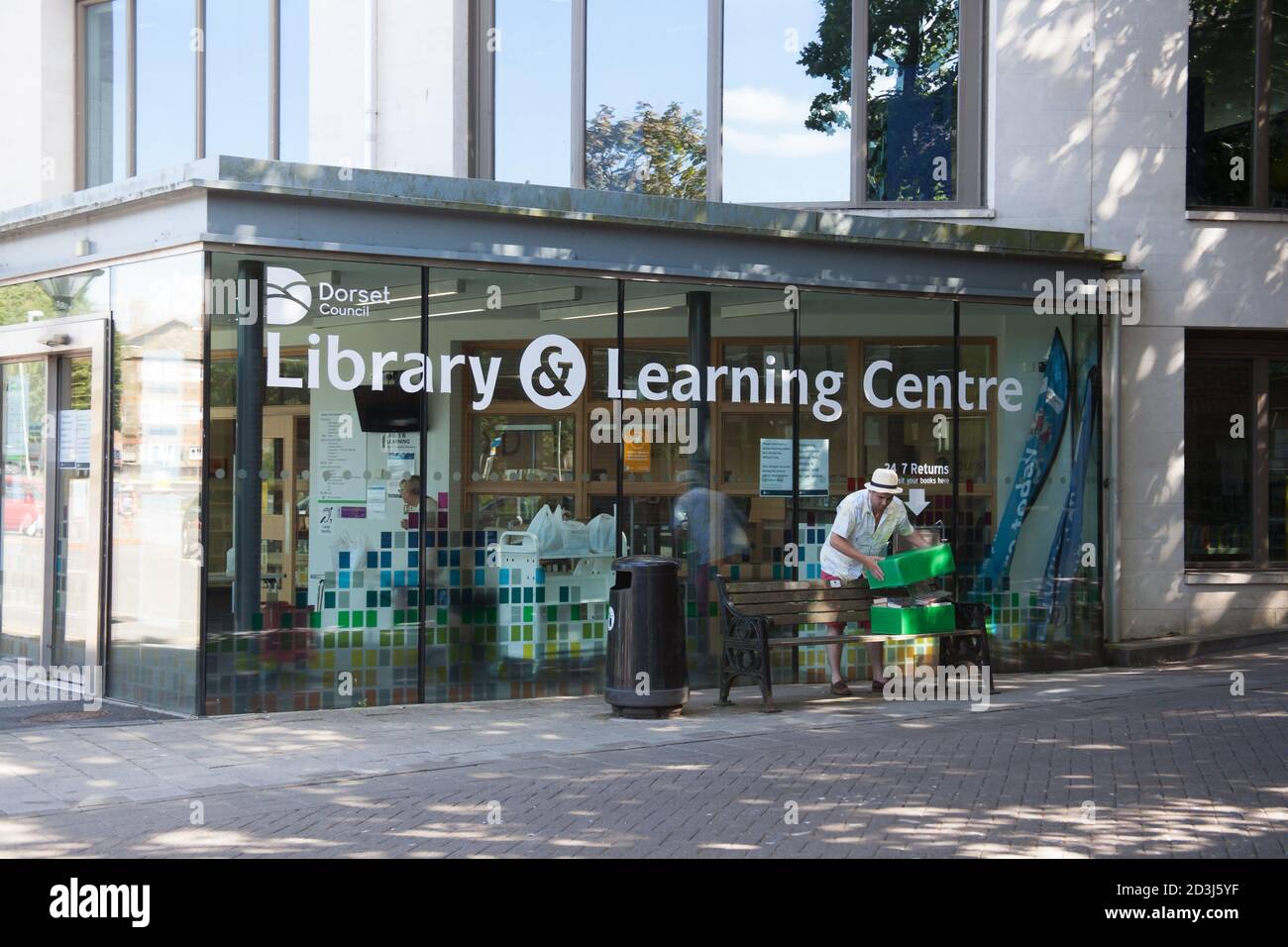 Dorset County Library and Learning Centre in Dorchester, Dorset in the UK taken on the 20th July