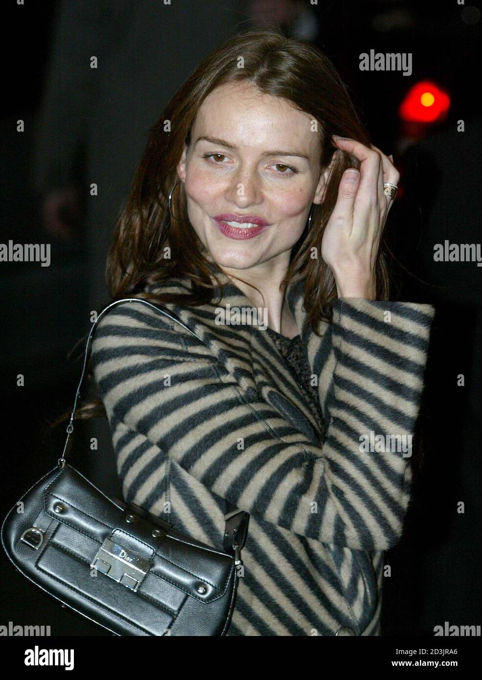 Actress saffron burrows arrives for the hires stock photography and