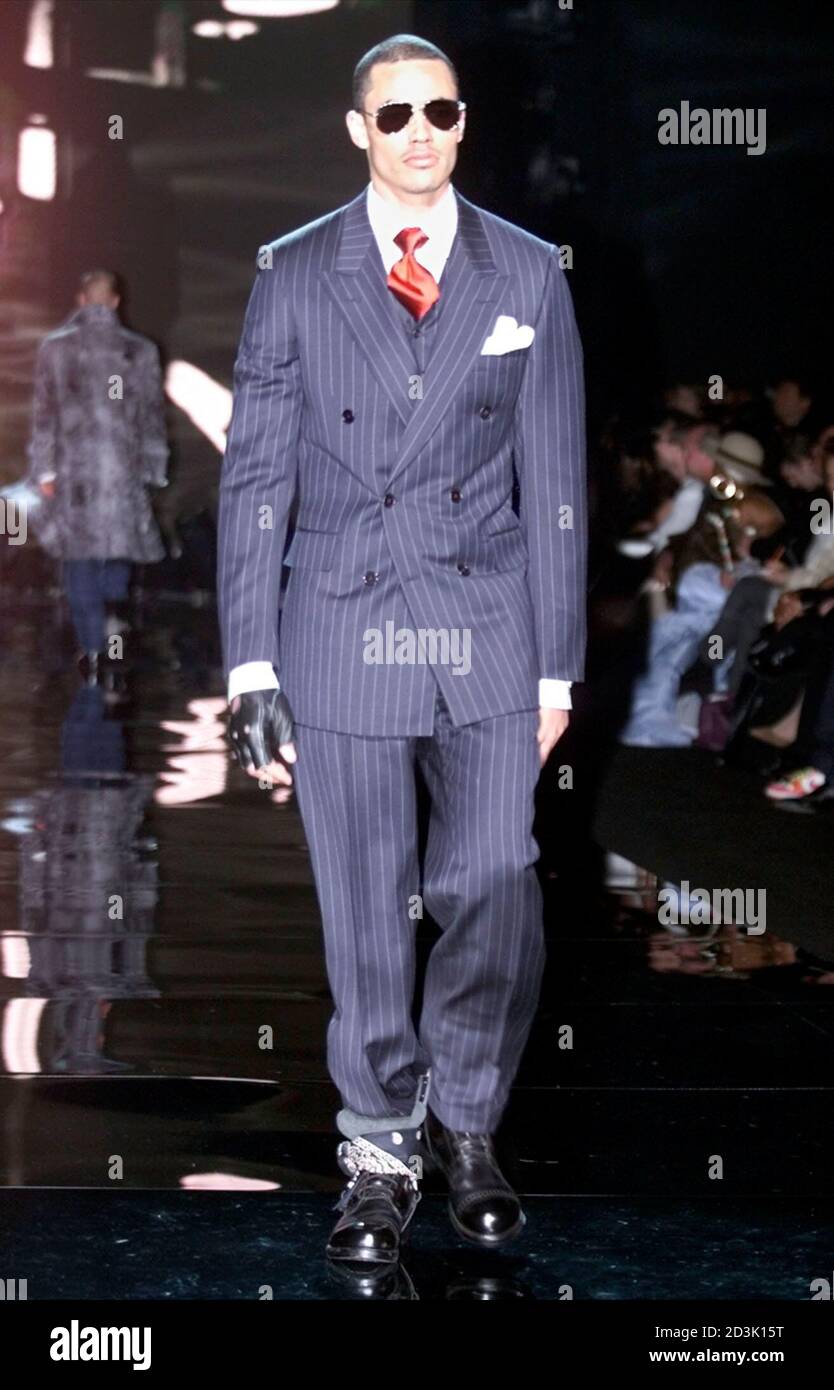 sean john double breasted suit