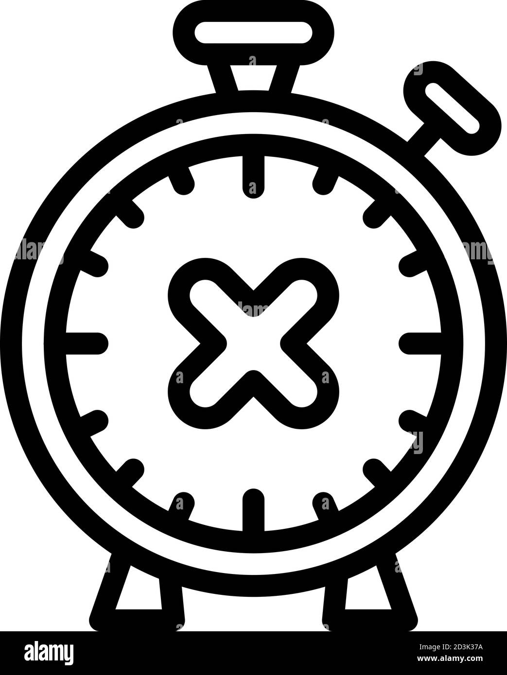 Broken stopwatch icon, outline style Stock Vector Image & Art - Alamy