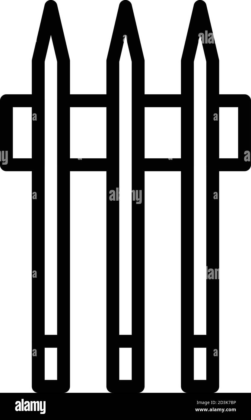 Set of toothpick icon, outline style Stock Vector Image & Art - Alamy