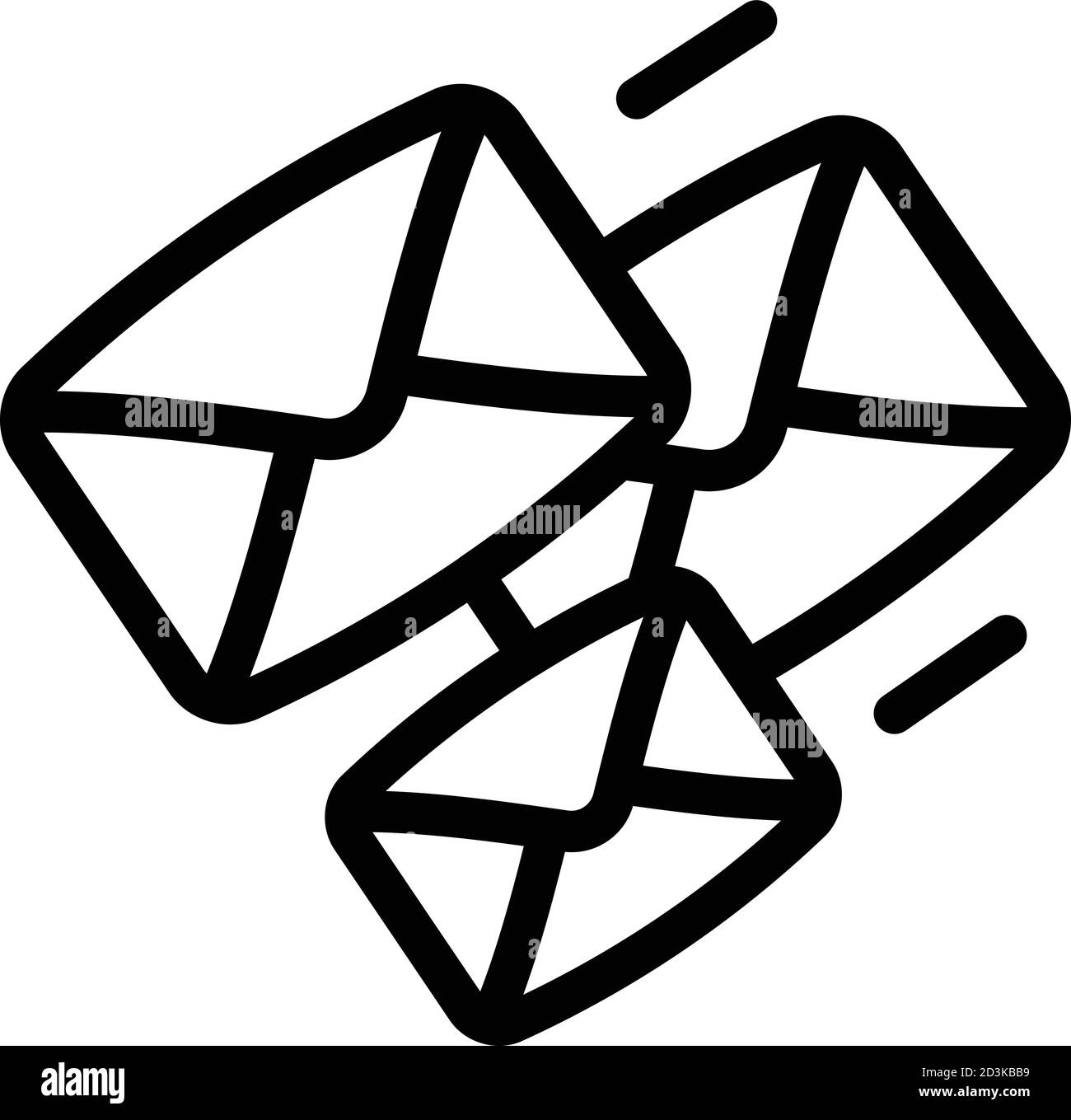 Envelope group icon, outline style Stock Vector Image & Art Alamy