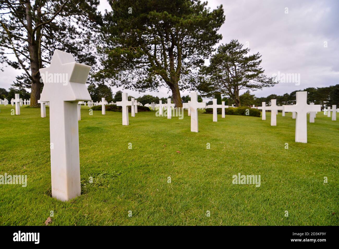 American Cemetery In Normandy Stock Photo Alamy   American Cemetery In Normandy 2D3KF9Y 