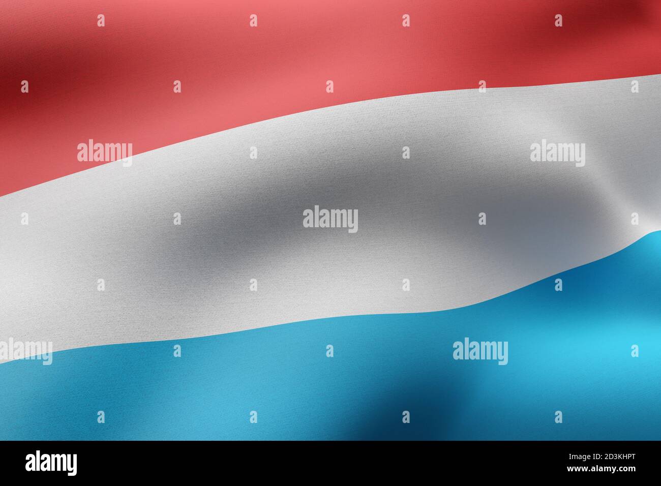 3d rendering of a detail of a silked Luxembourg flag Stock Photo - Alamy