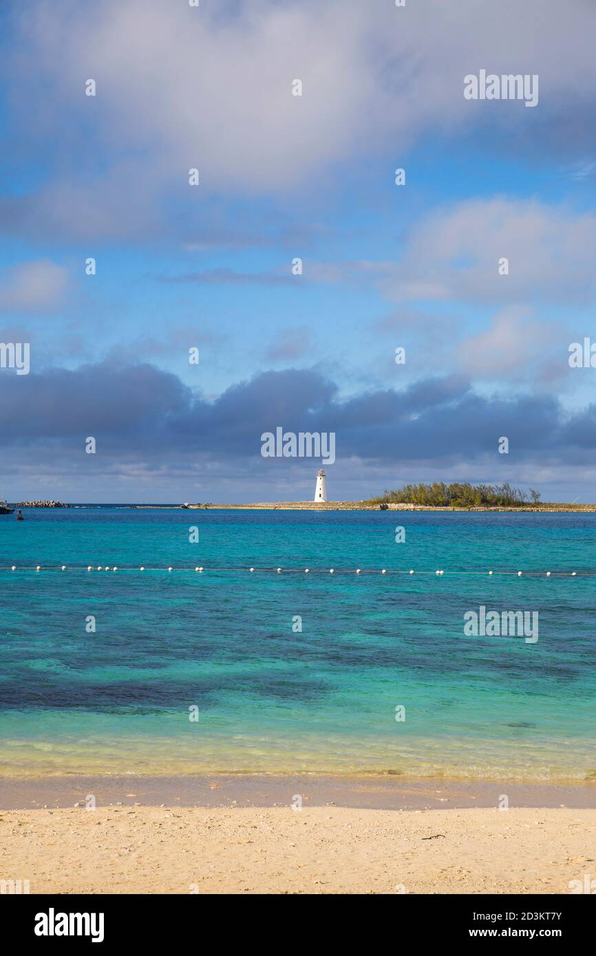 Caribbean, Bahamas, Providence Island, Nassau, Junkanoo beach Stock Photo