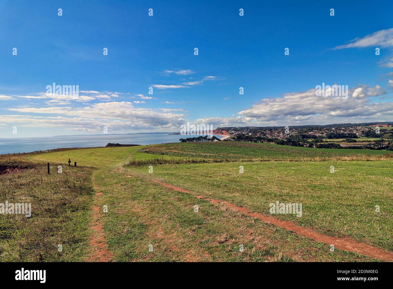 Budleigh Salterton Cliffs Stock Photo Alamy