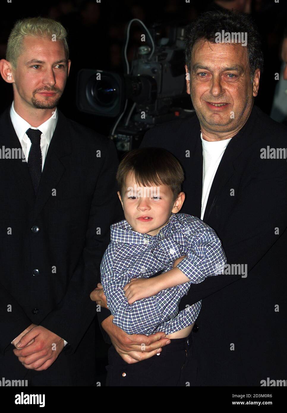 British Director Stephen Frears R With Actors Anthony Borrows C And Ian Hart Pose For Photographers On Arrival At The 57th Venice Film Festival September 5 2000 Frears Presented His Movie Liam
