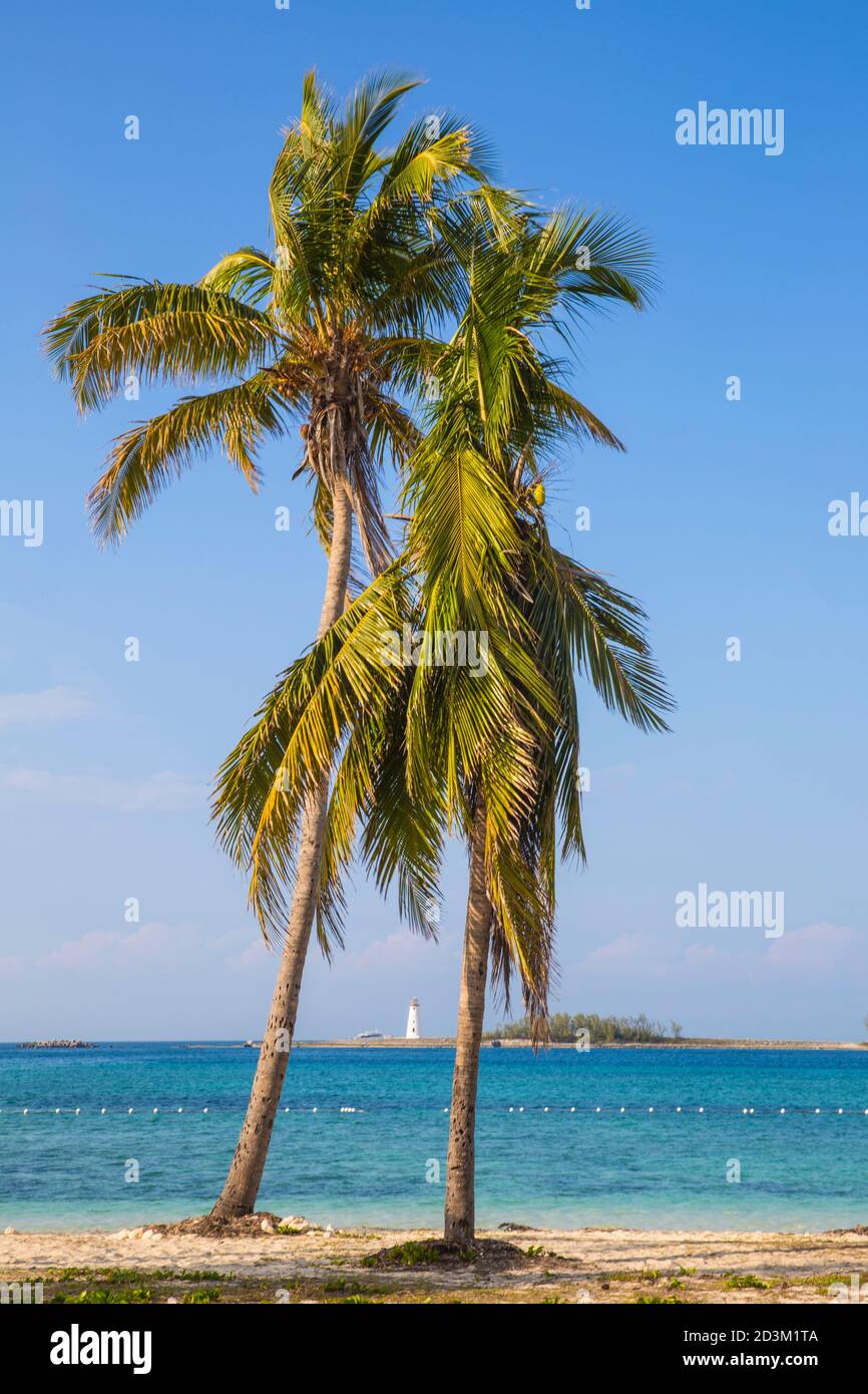 Caribbean, Bahamas, Providence Island, Nassau, Junkanoo beach Stock Photo