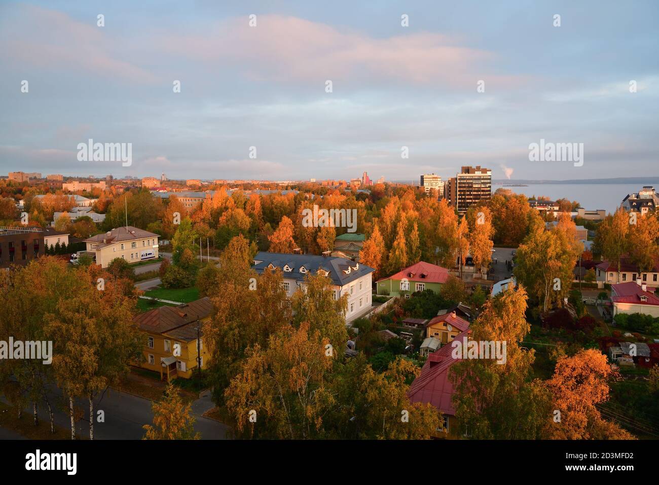 View From Above On Petrozavodsk The Capital City Of The Republic Of View From Above On Petrozavodsk The Capital City Of The Republic Of