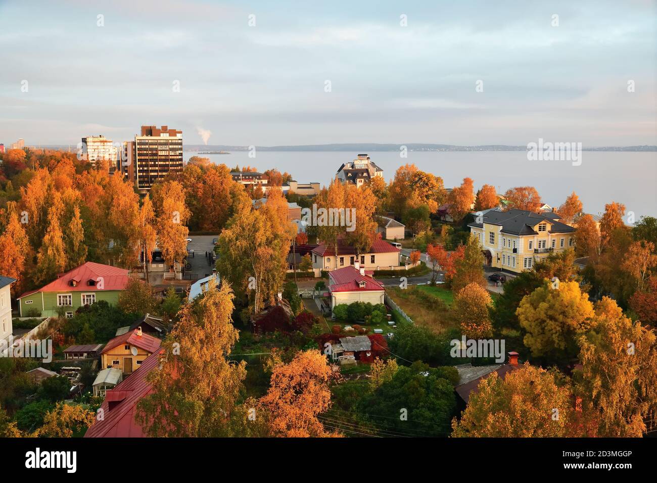 View From Above On Petrozavodsk The Capital City Of The Republic Of View From Above On Petrozavodsk The Capital City Of The Republic Of