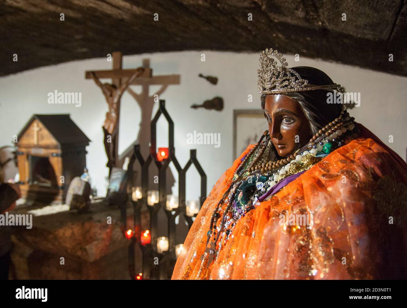 Saint Sarah is the patron saint of the gipsy people. The center of her