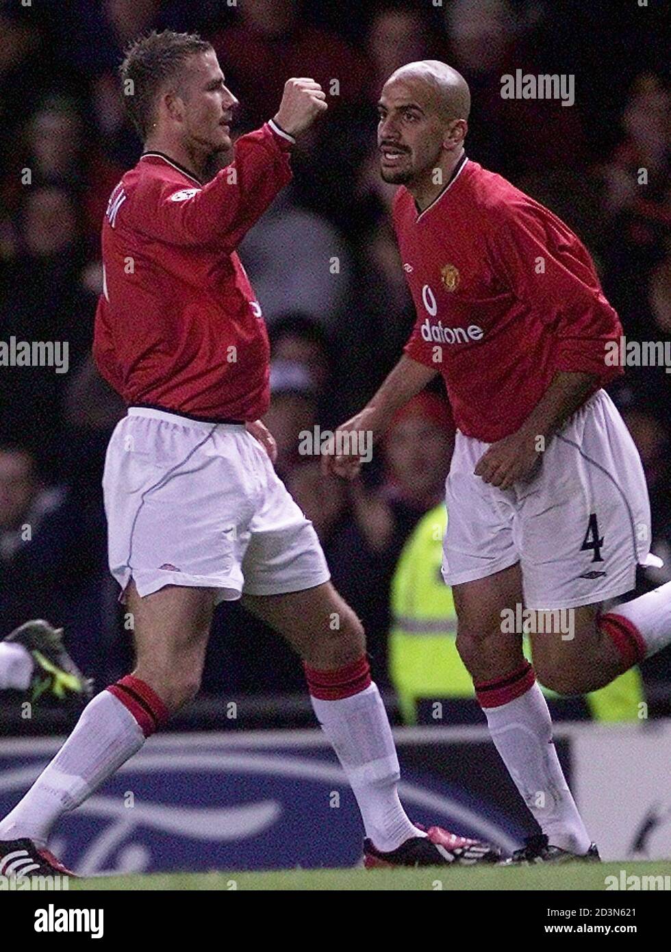 Manchester United S Captain David Beckham Walks From The Pitch After Winning Against Aston Villa In Their English Premier League Match At Old Trafford February 23 02 Manchester United Won 1 0 Beckham And Manchester United S Captain David Beckham Walks From The Pitch After Winning Against Aston Villa In Their English Premier League Match At Old Trafford February 23 02 Manchester United Won 1 0 Beckham And