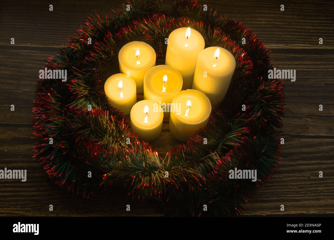Group Of Seven Burning Candles With Black Background Concept Of Comfort Spirituality Mysticism Religion Remembrance Of The Dead Day Of The Dead Stock Photo Alamy