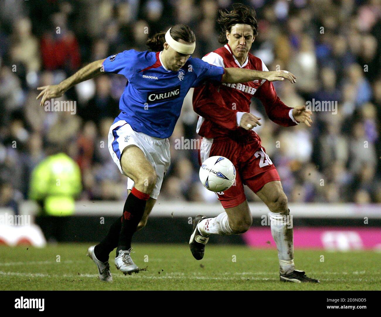Uefa cup group match ibrox stadium hi-res stock photography and images -  Alamy