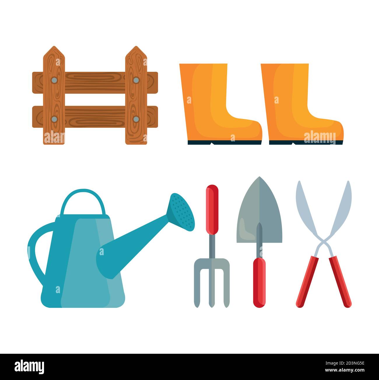 Gardening set icons vector design Stock Vector Image & Art - Alamy