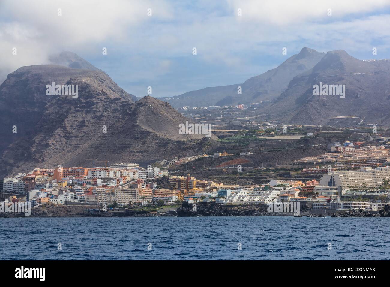 Acantilados de Los Gigantes. Provincia Santa Cruz de Tenerife Spania Stock Photo