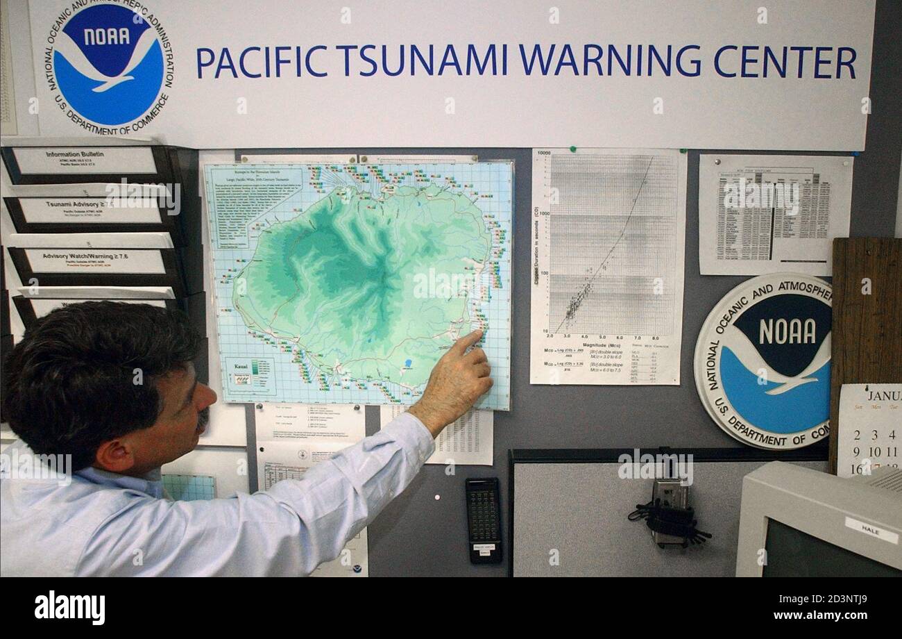 Hawaii tsunami warning wave