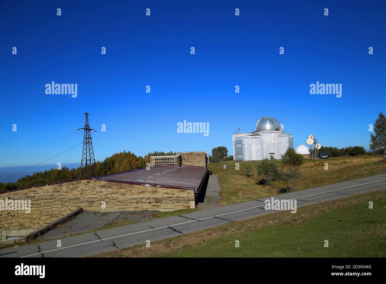 Special Astro-Physical Observatory in Karachay-Cherkess Republic Stock Photo