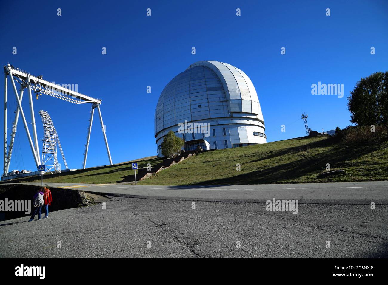 Special Astro-Physical Observatory in Karachay-Cherkess Republic Stock Photo