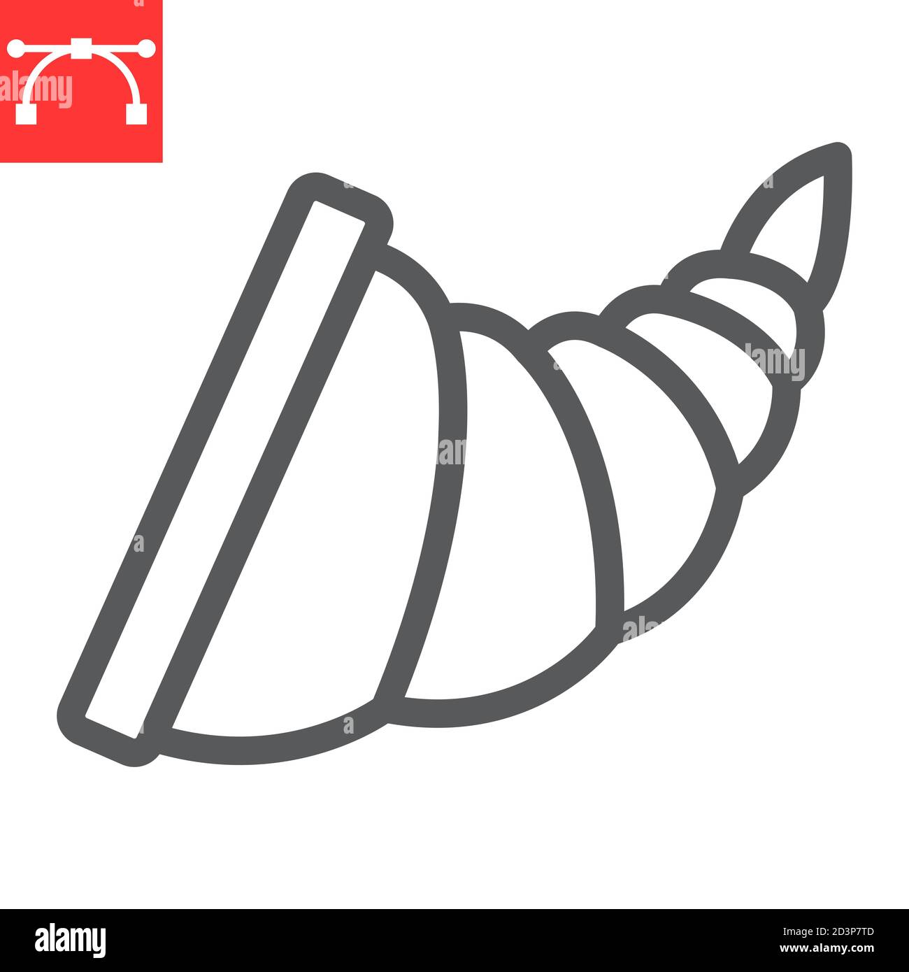 Cornucopia line icon, thanksgiving and basket, cornucopia sign vector ...
