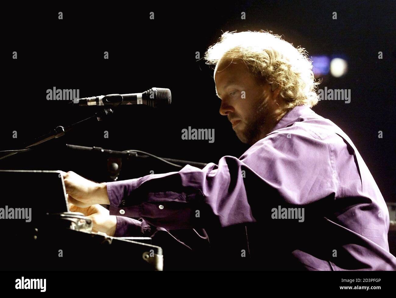Keyboard player and singer Page McConnell of the U.S. rock band Phish performs during the first
