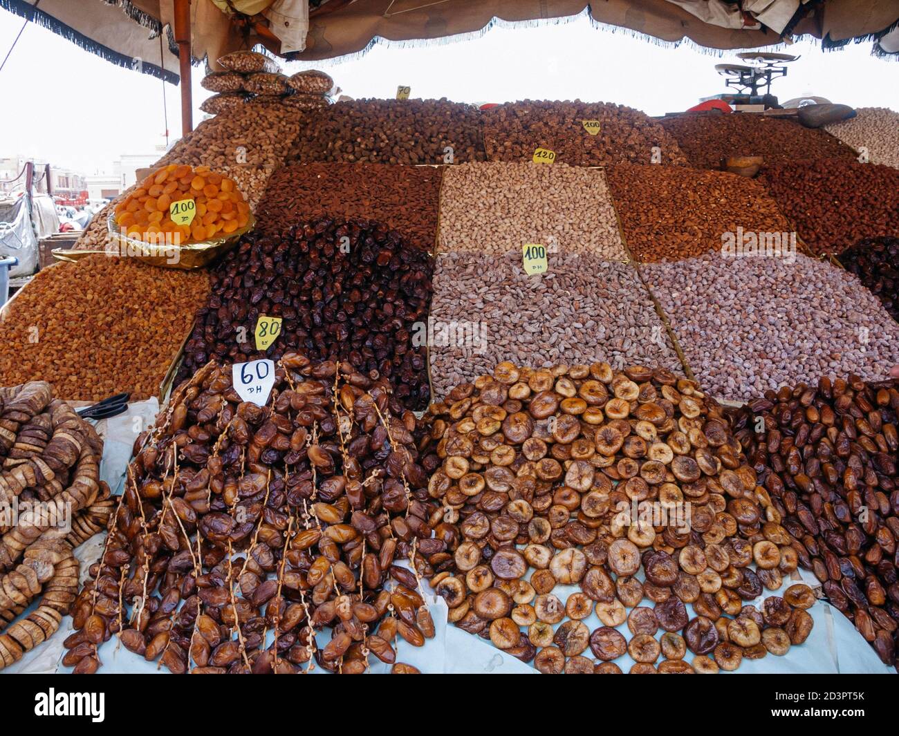 The souks of Mouassine in Marrakech Stock Photo