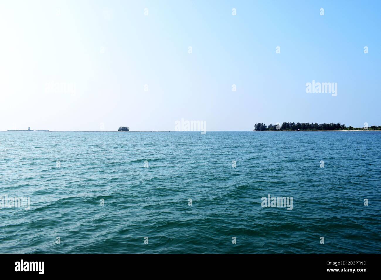 Beautiful View World Largest Coral Island Saintmartin,Bangladesh Stock