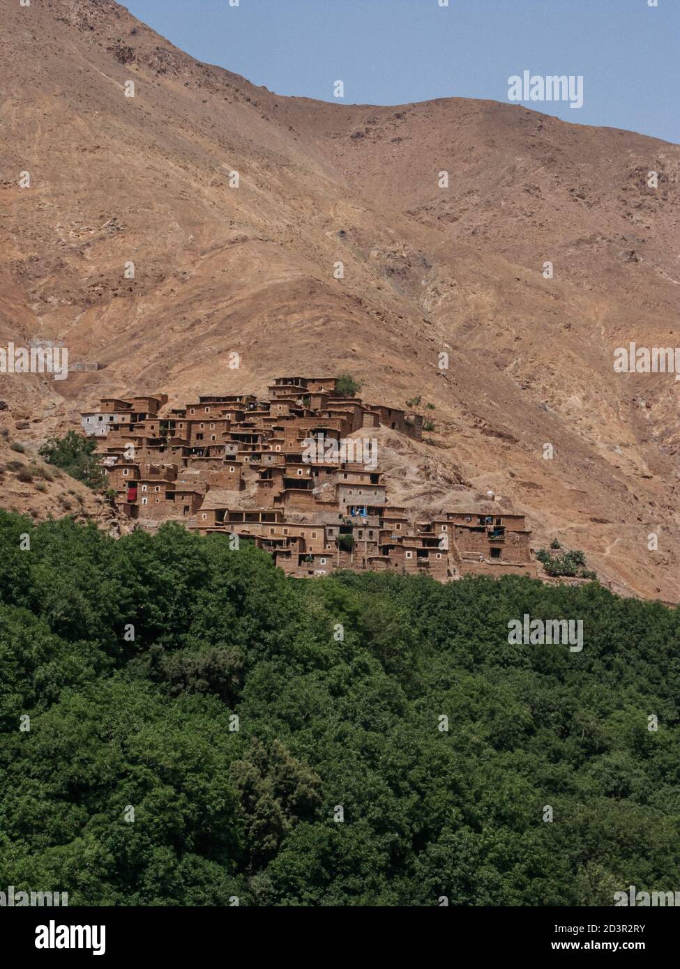 Trekking In Morocco Atlas Mountains – Toubkal Climbing Stock Photo - Alamy