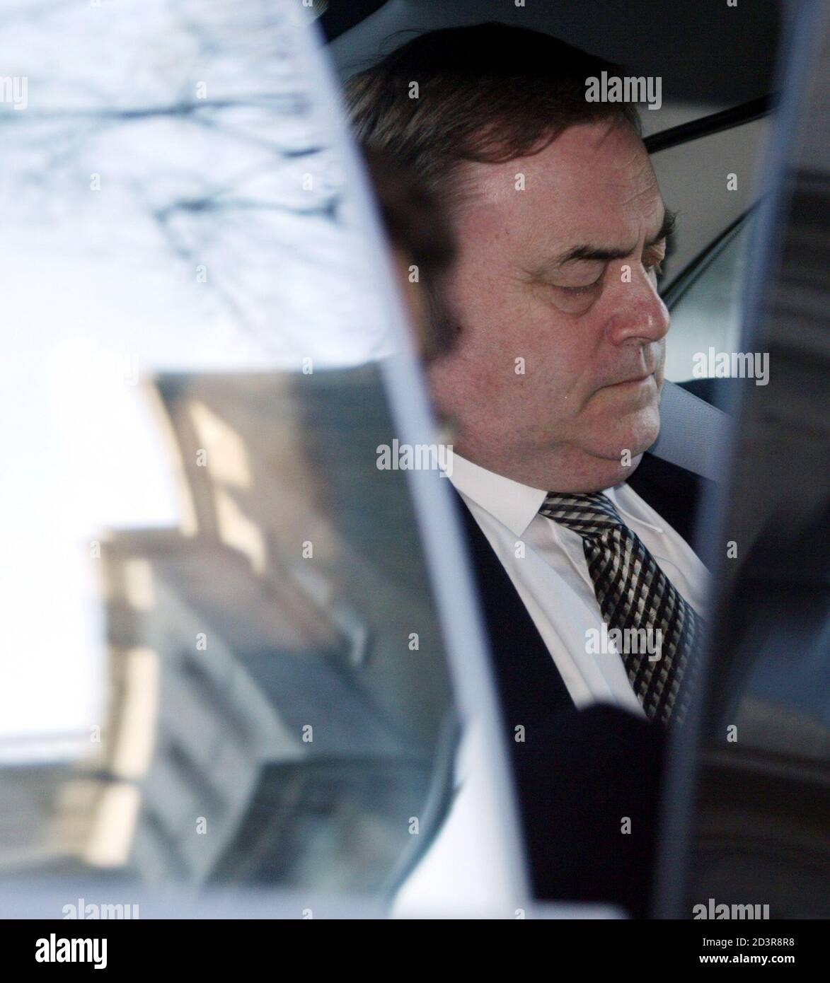 Britain S Deputy Prime Minister John Prescott Leaves Downing Street March 15 03 After A Meeting With Prime Minister Tony Blair Before Heading Off To A Summit In The Azores With U S President