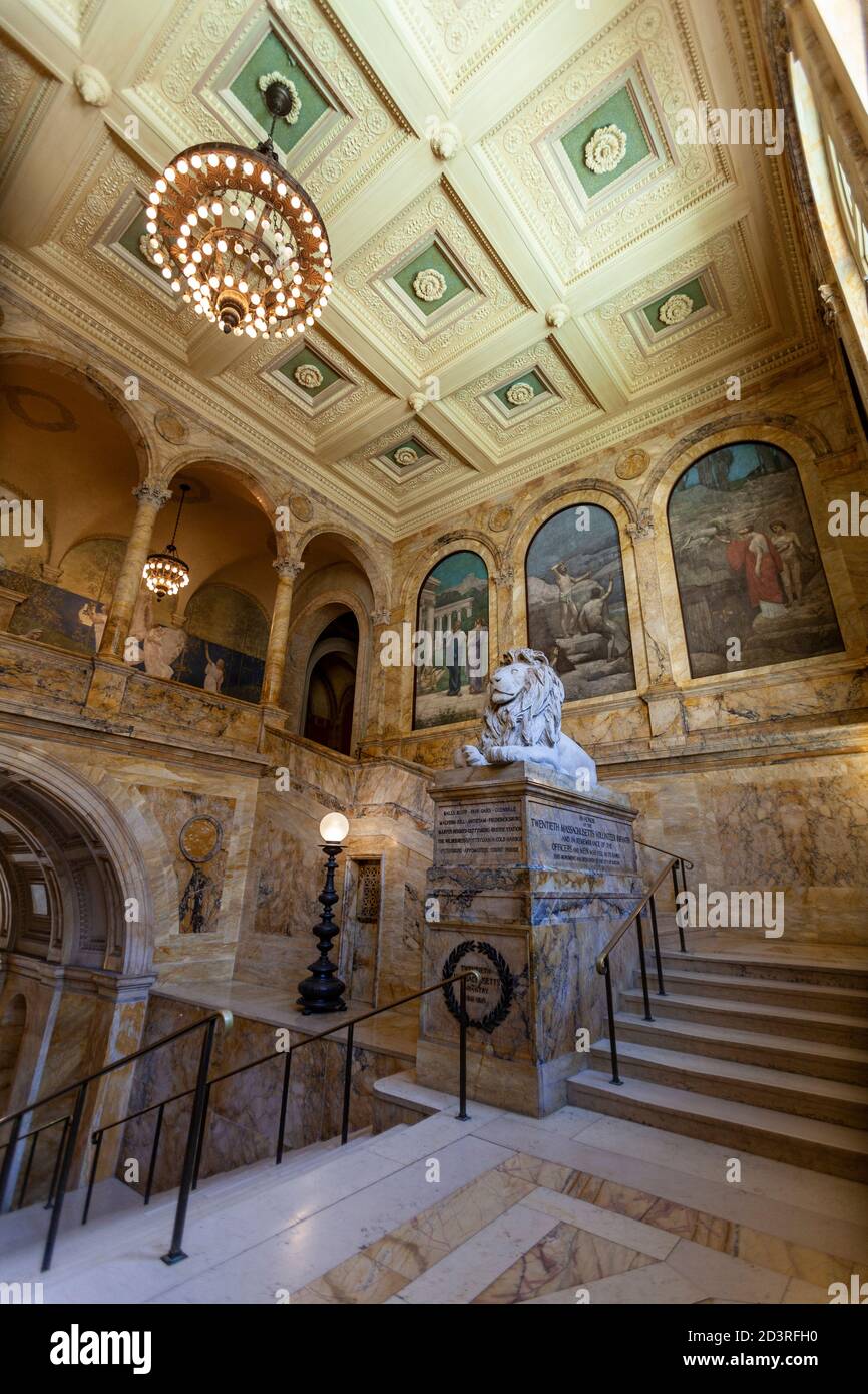 The Chavannes Gallery, McKim Building, Copley Square, , Boston Public ...