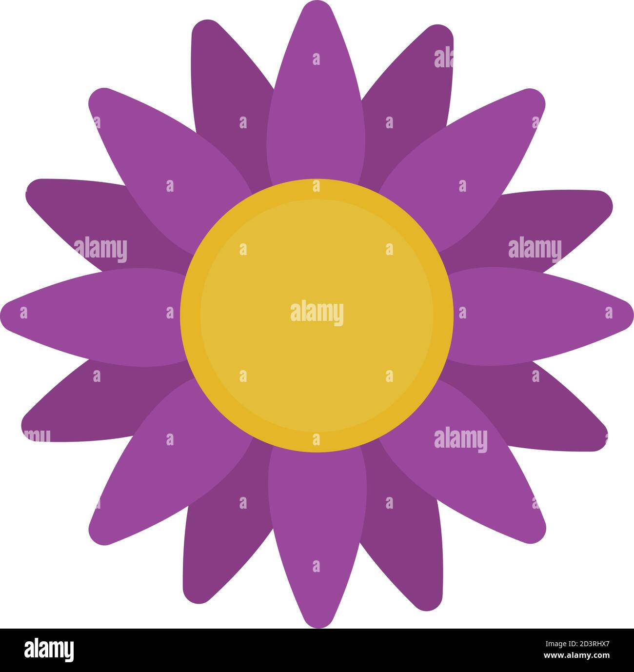 flower flat style icon vector design Stock Vector Image & Art - Alamy