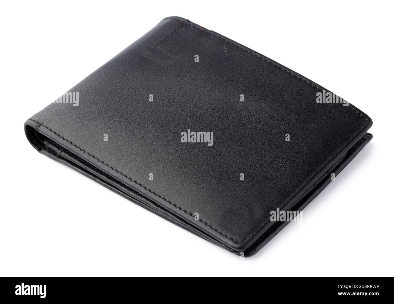 Black leather men purse isolated on a white background Stock Photo - Alamy
