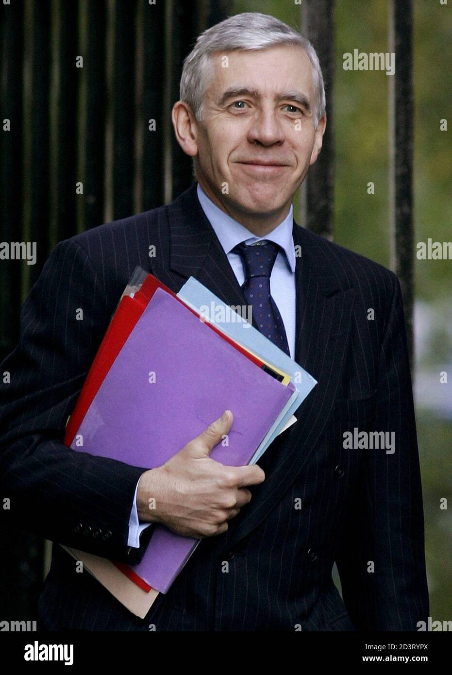 Jack straw arrives downing street hires stock photography and images