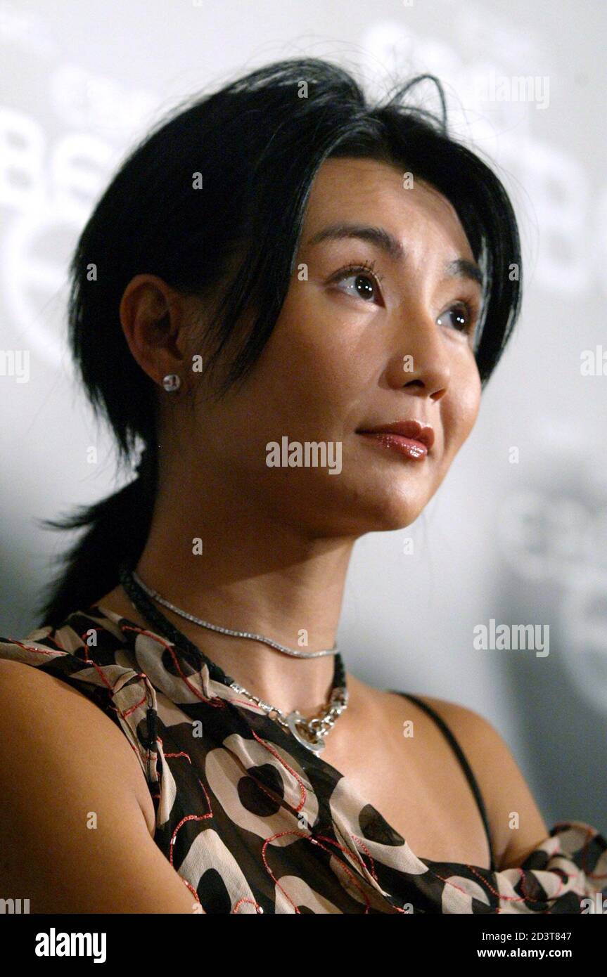 Hong Kong Movie Star Maggie Cheung Poses At A News Conference To Promote A Watch Brand In Hong Kong September 23 02 Cheung Stars In The New Movie Hero Directed By Mainland