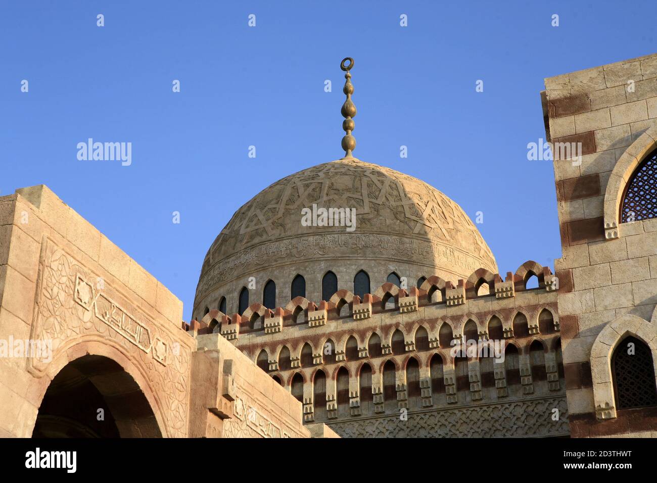 Al Mustafa Mosque in Old Town of Sharm El Sheikh Stock Photo