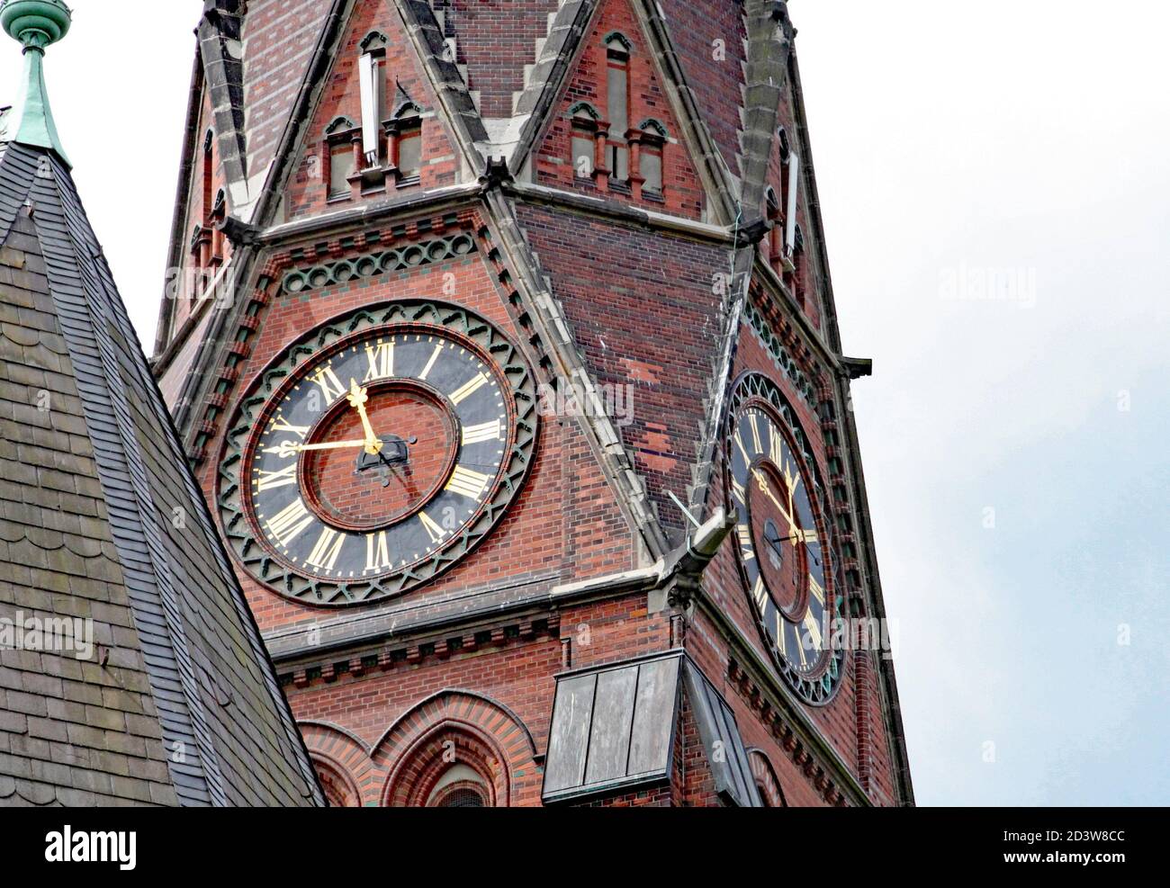 Hamburg Clock Tower High Resolution Stock Photography and Images - Alamy