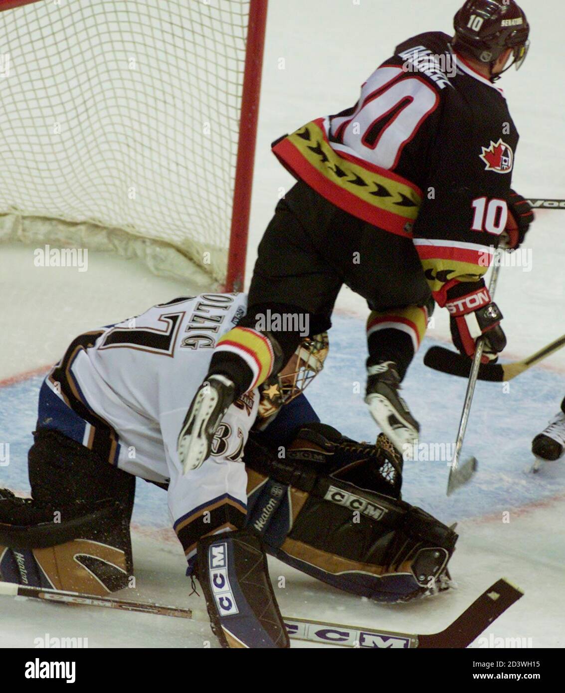 Washington Capitals goalie Olaf Kolzig 
