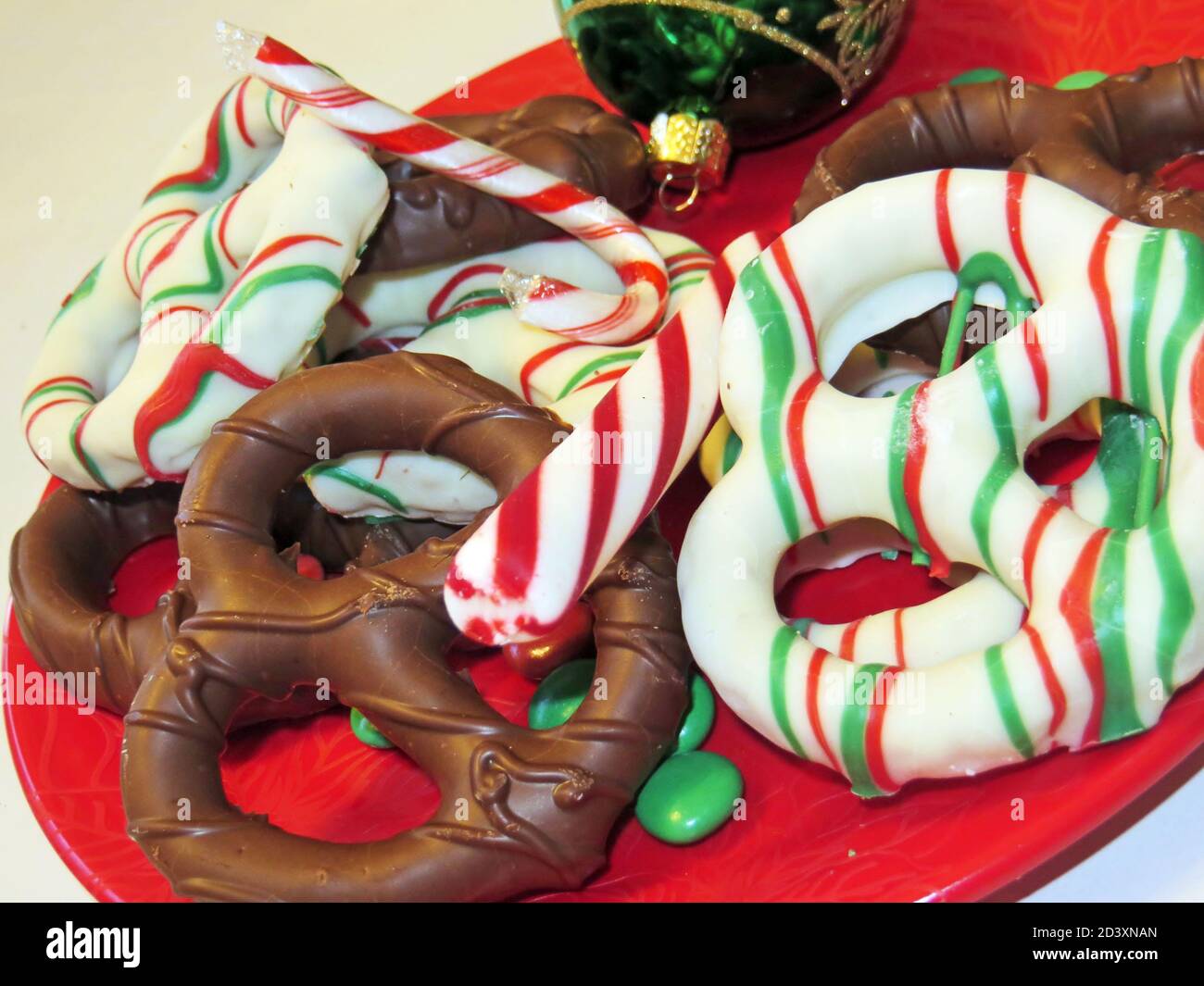 Christmas holiday candy variety Stock Photo Alamy