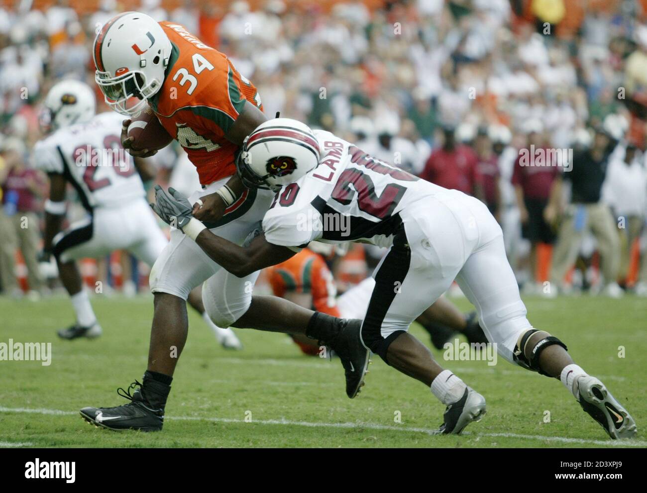 Miami hurricanes running back hi-res stock photography and images - Alamy