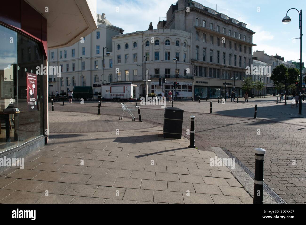 Hastings town centre, East Sussex, UK Stock Photo Alamy