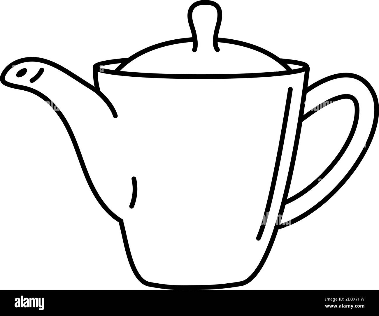 Tea Kettle Black And White Stock Photos Images Alamy