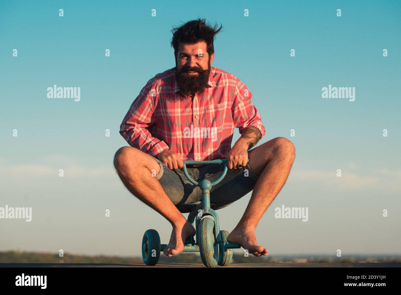 Funny biker hi-res stock photography and images - Alamy