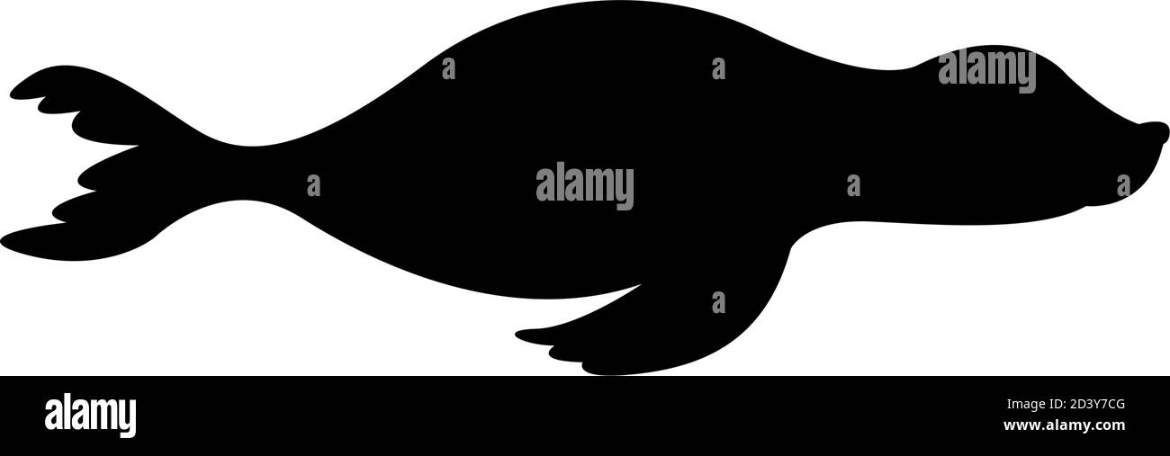 seal animal design Sea life ecosystem fauna and ocean theme Vector