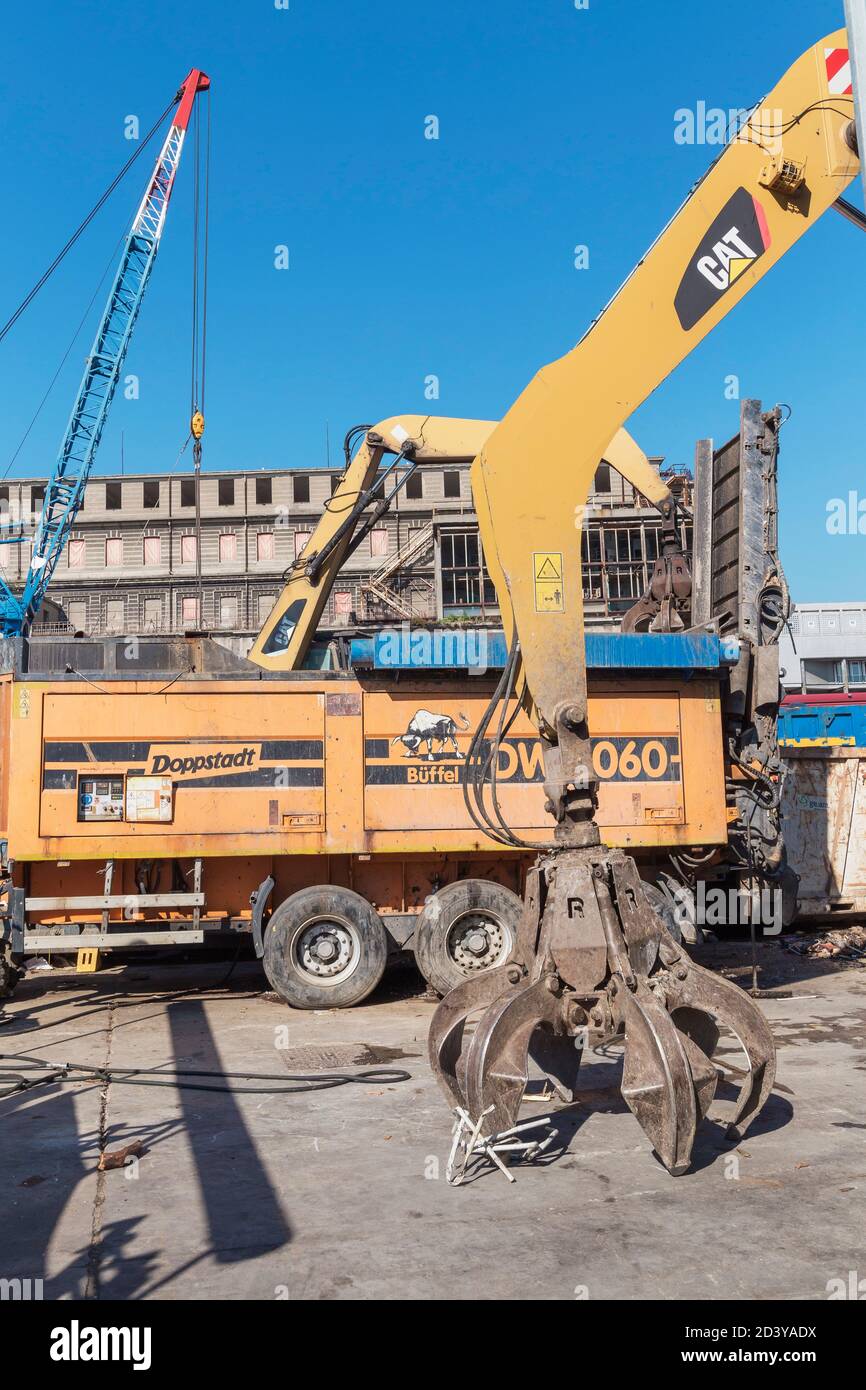 Waste collection centre, Genoa, Liguria, Italy, Europe Stock Photo